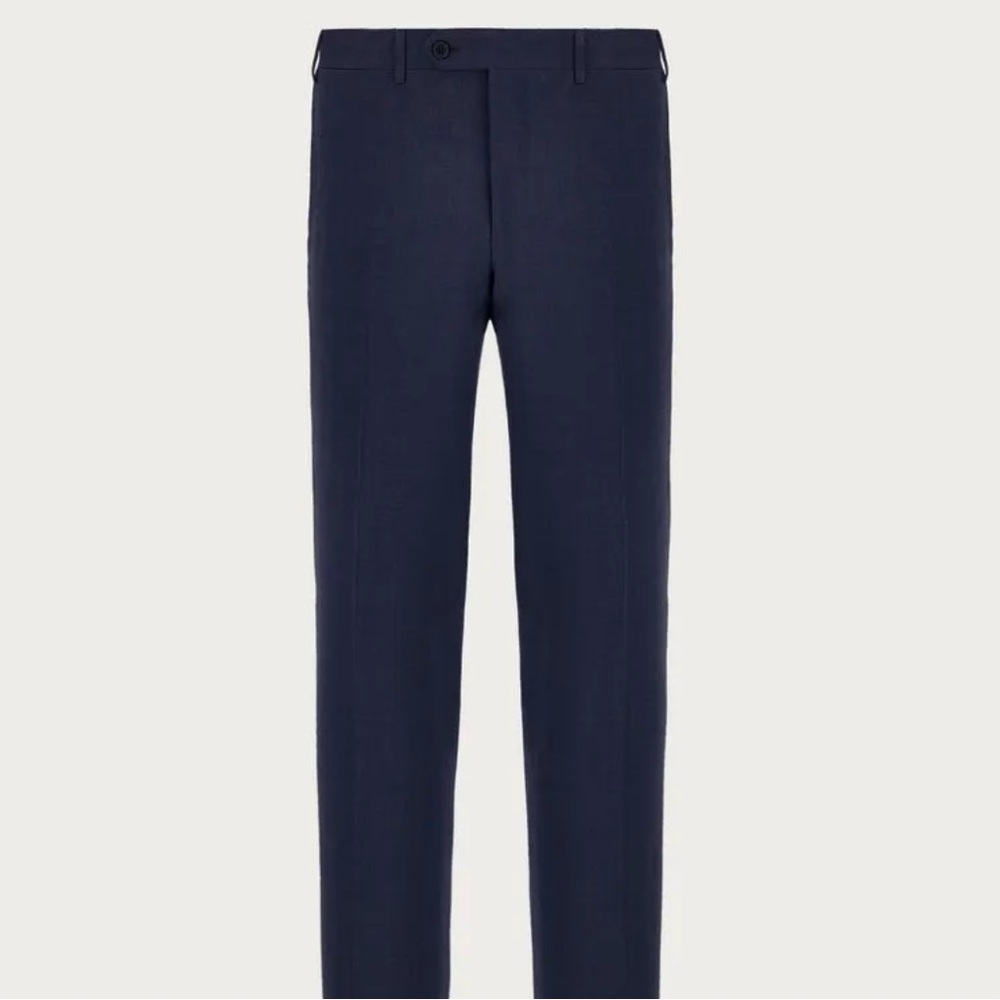 Canali blue 100% wool trouser pants in regular fit- Size 44
